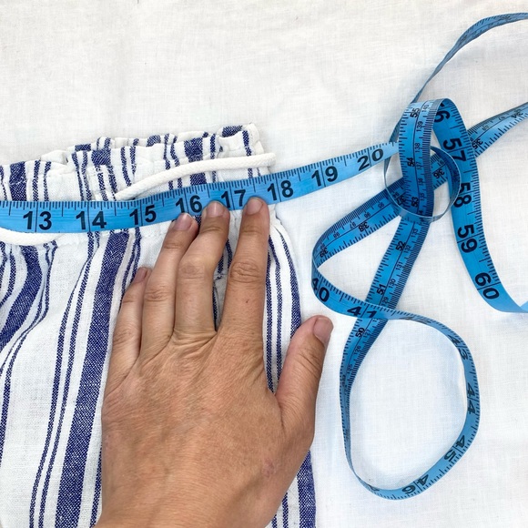 SIGRID OLSEN Linen Blend Striped Pants - Picture 6 of 12